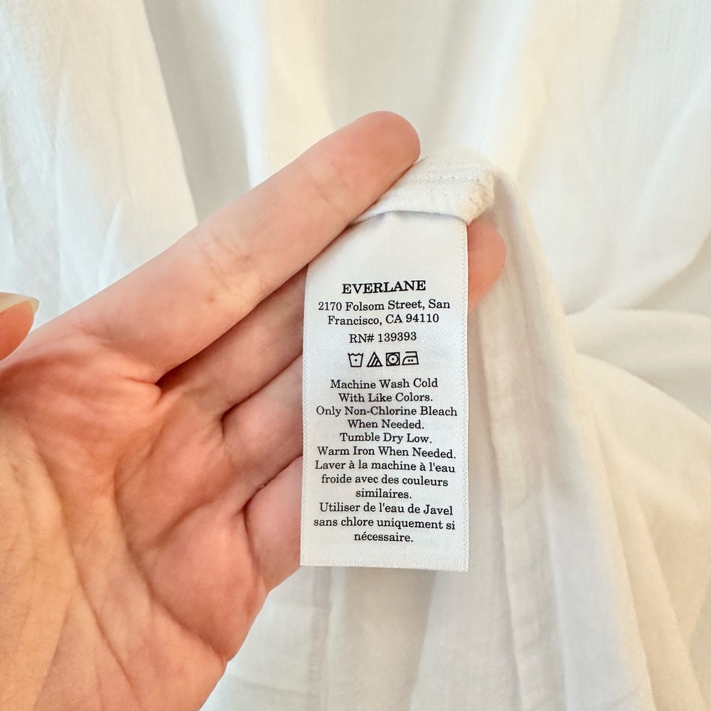 NWT Everlane Gauze Off the Shoulder Dress - Picture 8 of 10
